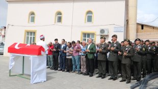 Elazığ'da vefat eden Kıbrıs gazisi son yolculuğuna uğurlandı
