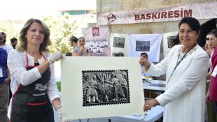 Vali eşinden baskı resim çalışması