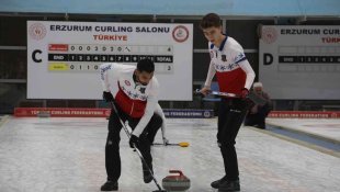 Türkiye Curling Süper Lig Finali Erzurum'da yapıldı