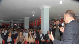 MHP'li Osmanağaoğlu Alaköy'de coşkuyla karşılandı