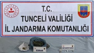 Tunceli'de uyuşturucudan 2 gözaltı