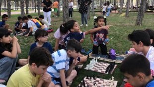 Elazığ'da geleneksel 'Sokakta Satranç Var' etkinliği yapıldı