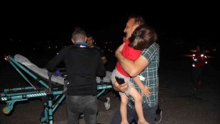 Askeri helikopter 6 yaşındaki çocuk için havalandı