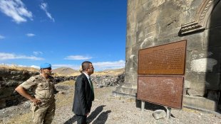 Kaymakam Okan Daştan, Çengilli Kilisesi'ni yerinde gördü