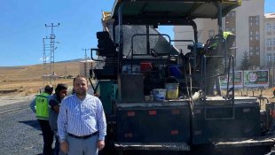 Ardahan'da hastane yolu nihayet asfaltlandı