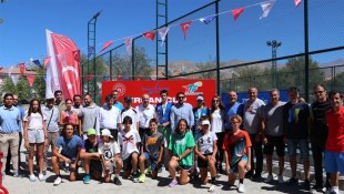 Erzincan uluslararası tenis turnuvasına ev sahipliği yaptı