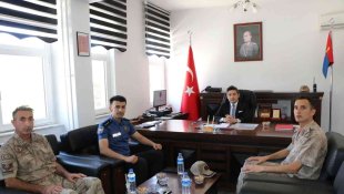 Yeni göreve başlayan Kaymakamı Özçelik'in ziyaretleri