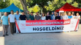 Erzincan'da "Kronik Hastalıklarda Tarama ve İzlemler" temalı stant ve farkındalık çalışmaları düzenlendi