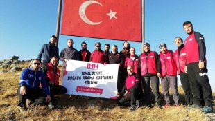 Erzurum'da 7 ilden 42 kursiyerin katılımıyla arama kurtarma eğitimi gerçekleştirildi