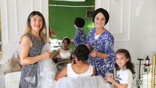 Engelli genç kadının gelinlik giyme hayali yıllar sonra gerçekleşti