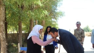 Hasköy Kaymakamı Bayram şehit ailelerini ve gazileri ziyaret etti