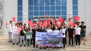 Battalgazili gençler milli mücadele kampına uğurlandı