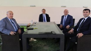 Azerbaycan heyetinden Vali Öksüz'e ziyaret