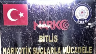 Bitlis'te 6 kilo 200 gram eroin ele geçirildi