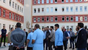 Öğrenci yurdunda tatbikat