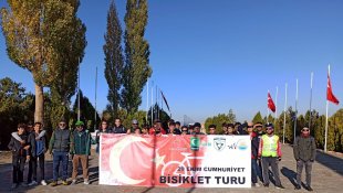 29 Ekim Cumhuriyet Bayramı için pedal çevirdiler