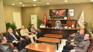 MHP heyetinden Sağlık Müdürü Tosun'a ziyaret