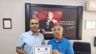 Serdar Ünsal'dan Muharrem Verberi ve Serhat Türkeli'ye teşekkür belgesi