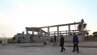 Kaymakam Nasır, yapımı devam eden inşaat ve içme suyu çalışmalarını inceledi