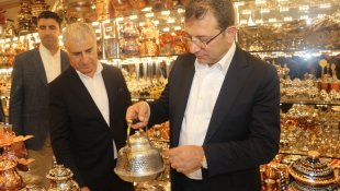 İBB Başkanı İmamoğlu'ndan, Erzincan'da esnaf ziyareti