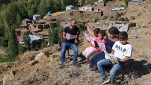 Cihan öğretmen, 6 yaşındaki Zilan'ın eğitimi için 5 kilometre yol katediyor