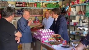 Milletvekili ile sohbet eden emekli vatandaş: "Vatanım varsa ben varım, yoksa ben yokum"