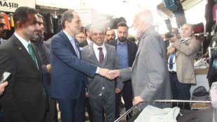 Fatih Erbakan'dan esnaf ziyareti