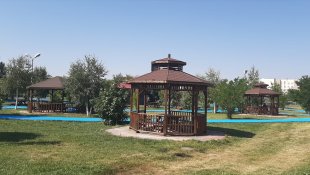 Selim'de belediyenin onardığı park hizmete açıldı
