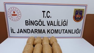 Bingöl'de 4 kilo 485 gram esrar ele geçirildi: 1 gözaltı
