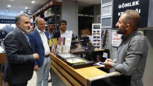 Van TSO Başkan Adayı Faruk Biner'den esnafa ziyaret