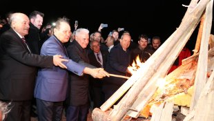 KKTC Cumhurbaşkanı Tatar ve AK Parti Genel Başkanvekili Yıldırım, Erzincan'da Kıbrıs gazileriyle buluştu: