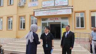 Kaymakam Baytak hastane denetledi