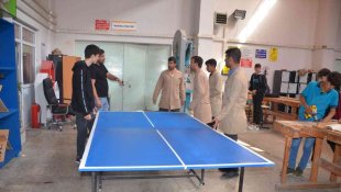 Muş'ta köy okulları için tenis masası üretimine başlandı