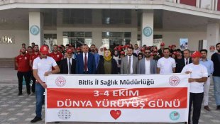 Bitlis'te 'Dünya Yürüyüş Günü' etkinliği düzenlendi