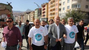 Hakkari'de 'Dünya Yürüyüş Günü' etkinliği