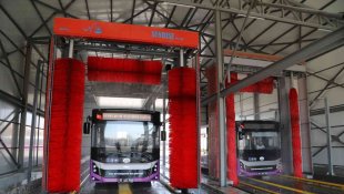 Van'da toplu ulaşım araçları artık daha hijyenik hizmet veriyor