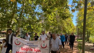 'Her gün 10 bin adım' hedefiyle yürüdüler