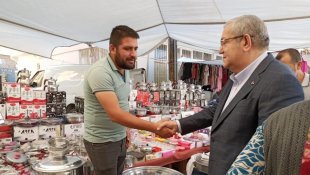 Erdoğan, iki ilçede vatandaşlarla bir araya geldi