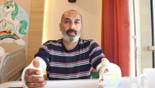 Ardahan'da gaz kaçağından kaynaklanan parlamada yaralanan pilavcının tedavisi sürüyor