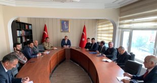 Susuz kaymakamı şube müdürleriyle buluştu