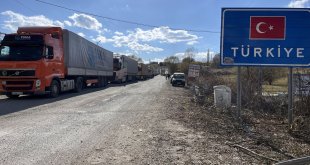 Modernize edilen Türkgözü Gümrük Kapısı'ndaki çalışmalar büyük oranda tamamlandı