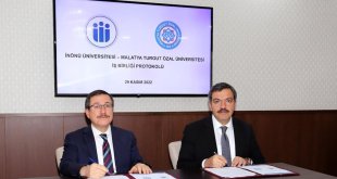 Malatya'da 2 üniversite arasında iş birliği protokolü