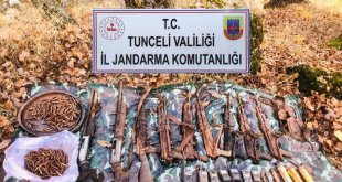 Tunceli'de teröristlere ait sığınak imha edildi