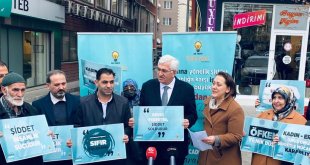 AK Parti Kadın Kollarından 'Kadına Yönelik Şiddetle Mücadele Günü' basın açıklaması