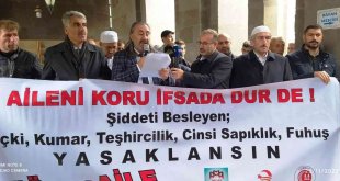 Bitlis'te 'Aileni koru, ifsada dur de' basın açıklaması yapıldı