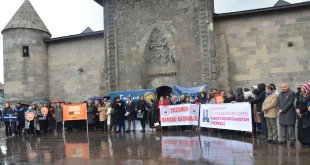 Erzurum'da 25 Kasım Kadına Yönelik Şiddete Karşı Uluslararası Mücadele Günü etkinlikleri