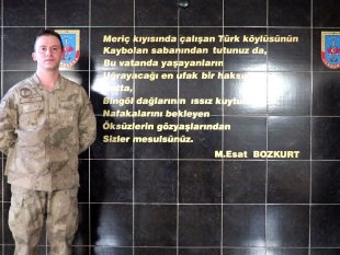 Bingöl'de jandarma personelinden 'Kadına yönelik şiddete karşı mücadele' mesajı