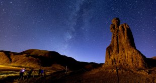 Narman Peribacaları "yıldız şöleni" ile görüntülendi