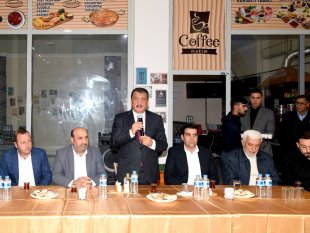 Başkan Gürkan, esnaflarla bir araya geldi