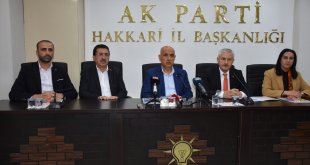 Tarım ve Orman Bakanı Kirişci, AK Parti Hakkari İl Başkanlığı ziyaretinde konuştu: